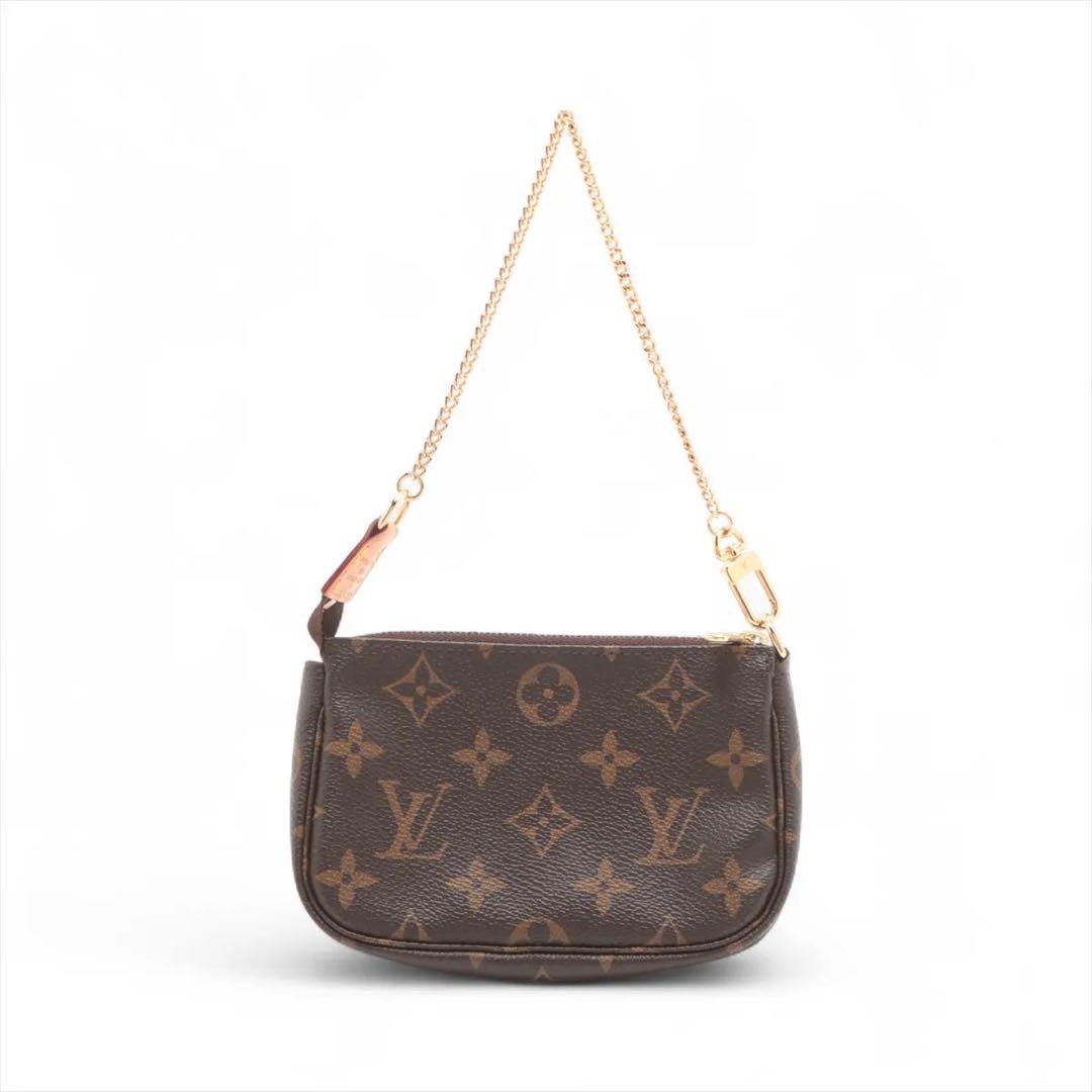 専用【LOUIS VUITTON】ミニポシェット・アクワセソワール　モノグラム. 美品】ヴィトン モノグラム ミニポシェットアクセソワール