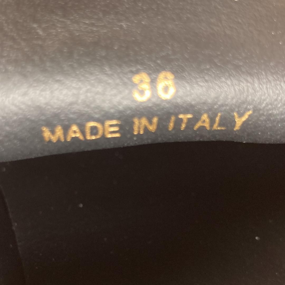 ペリーコサニー　スリッポン　エナメル　ディープブラウン　厚底　イタリア製　36