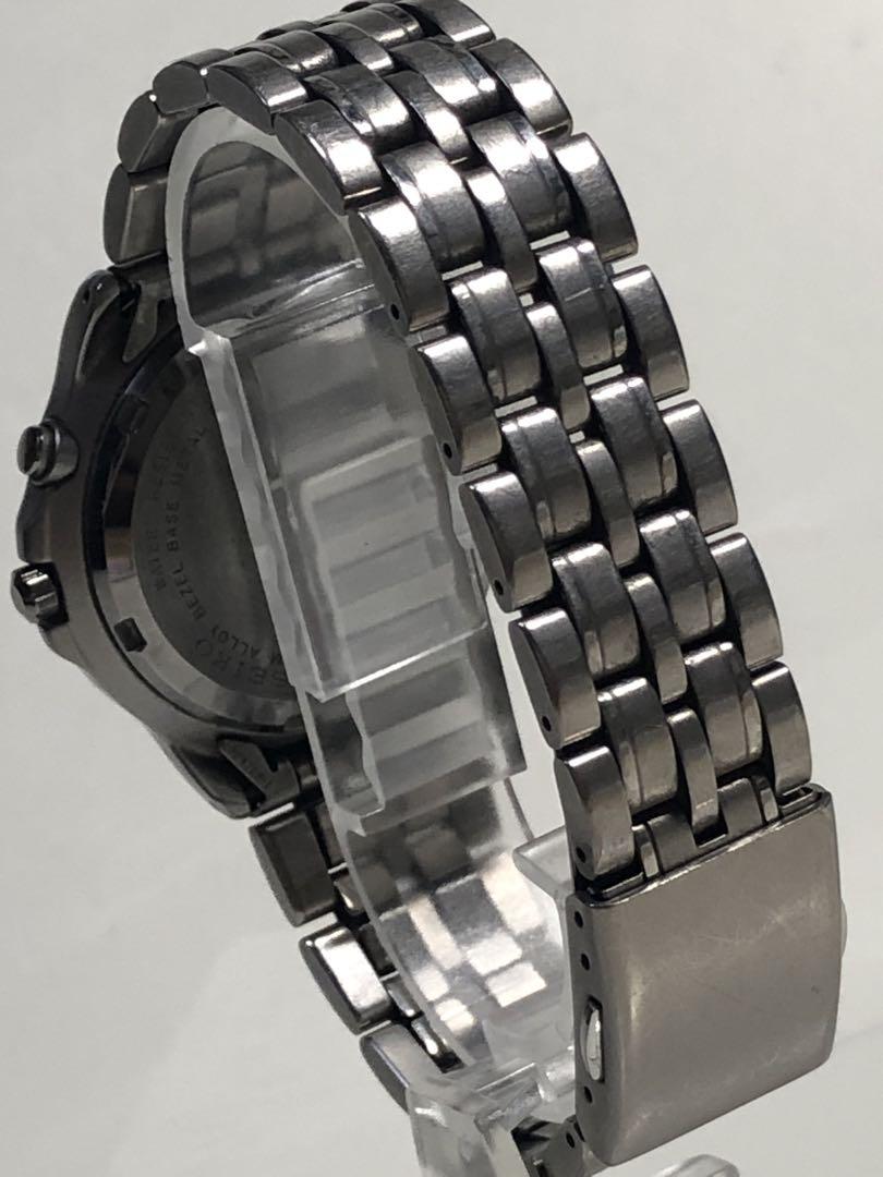 二次電池新品 ①軽量チタン SEIKO AGS SPIRIT 5M22-6B40