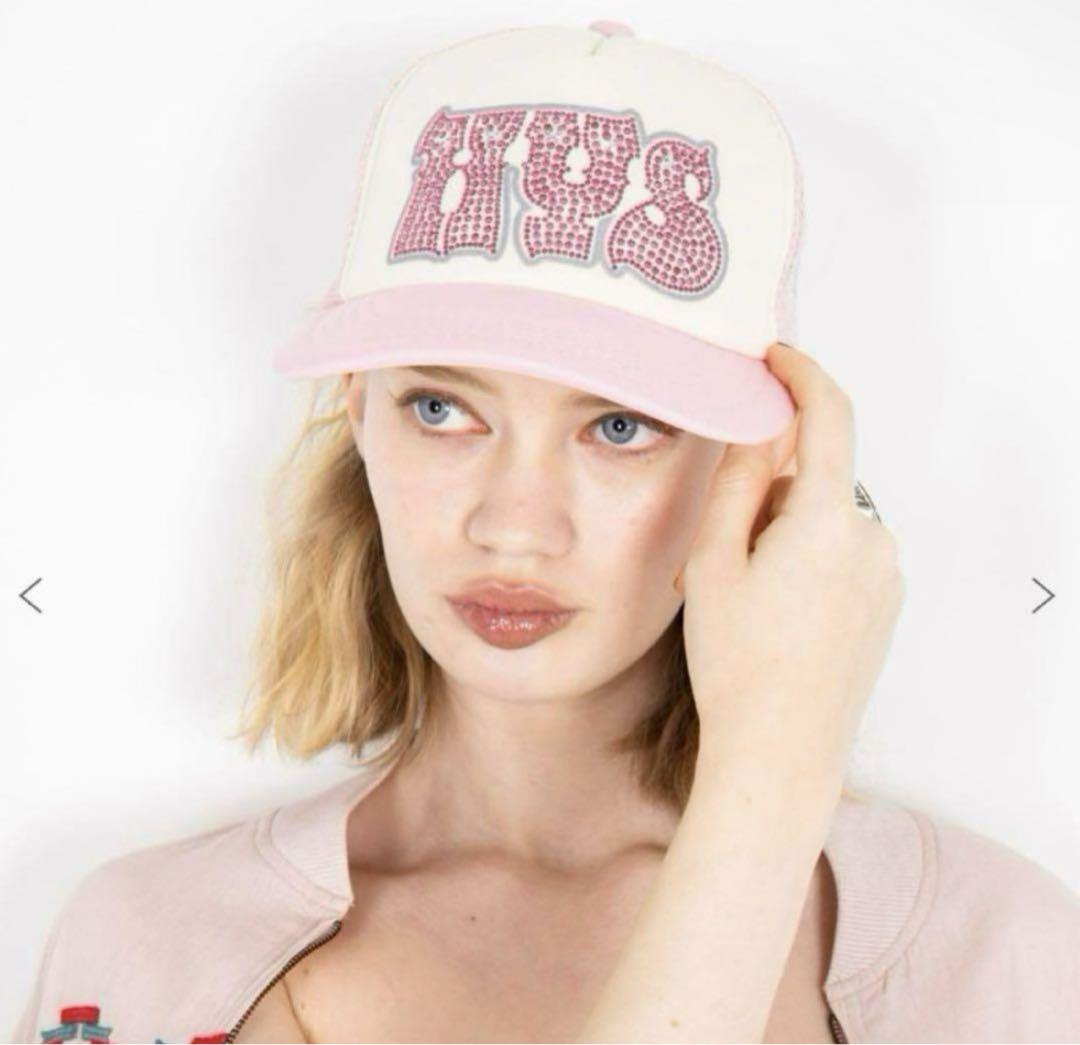 HYSTERIC GLAMOUR HYPNOTIZED LOGOキャップ HYSTERIC GLAMOUR - HYSTERIC GLAMOUR HYPNOTIZED LOGO キャップ