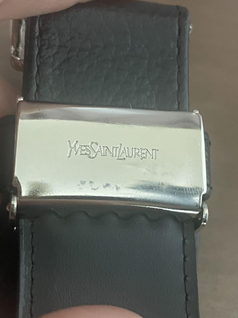 【新品未使用】【イブサンローラン】【YSL】【ブラックベルト】本革レザー