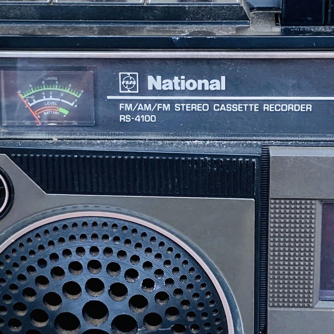 松下電器　ラジカセ　RS-4100　STEREO MAC  動作品 ジャンク 松下電器 ラジカセ RS-4100 STEREO MAC CK - メルカリ
