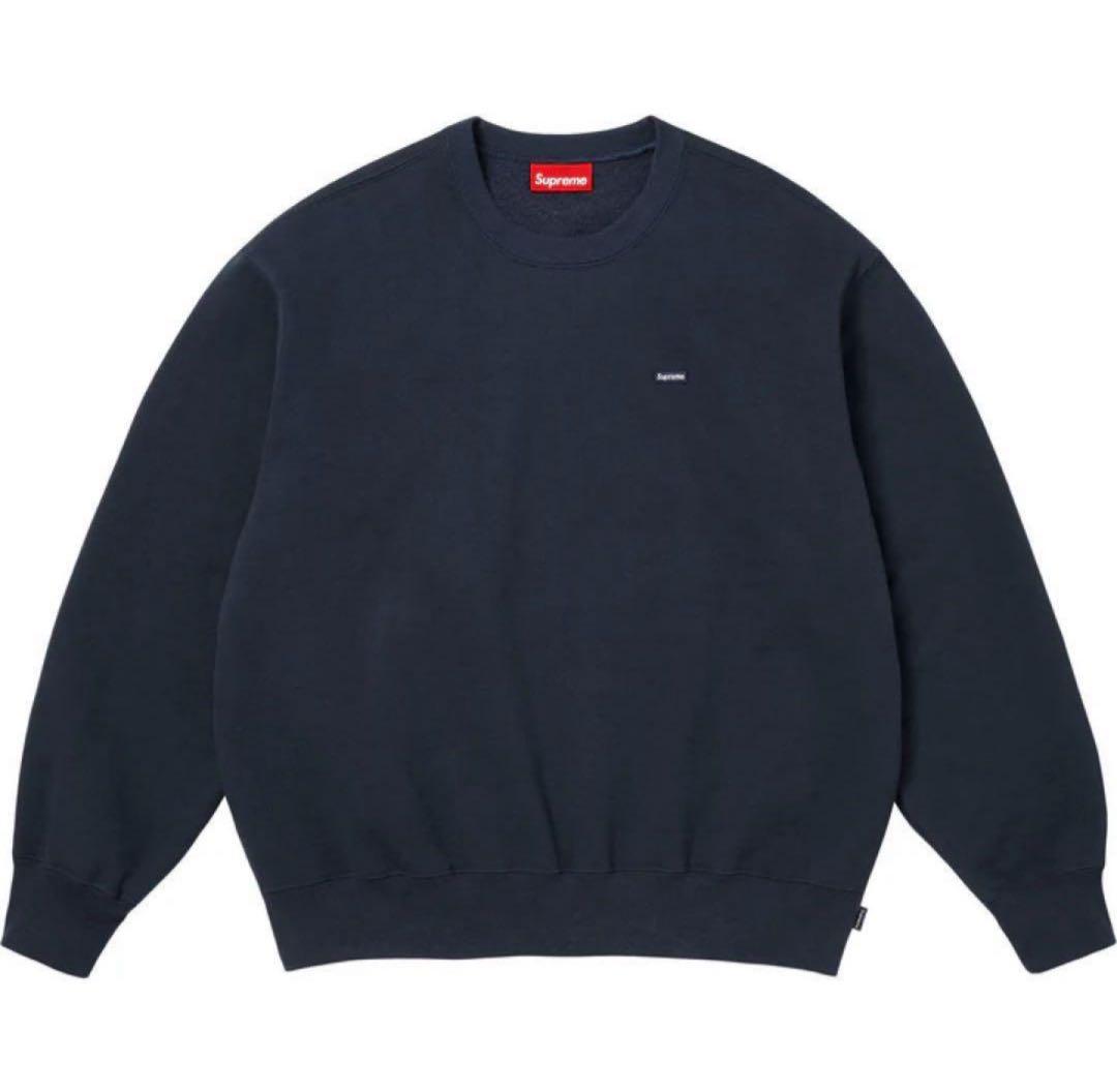 Supreme small box crewneck navyM SUPREME