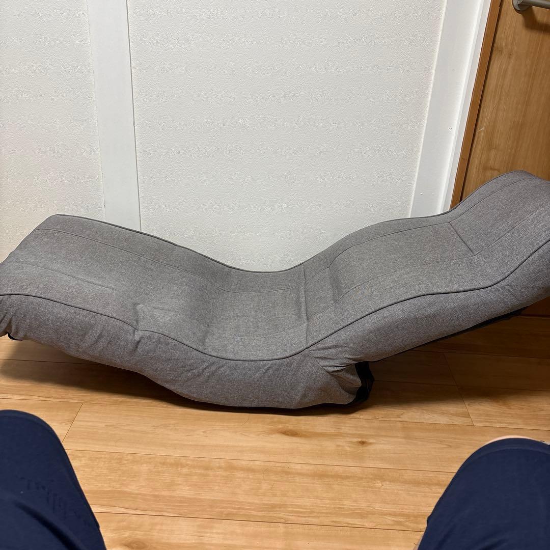 グレー ファブリックソファ目立った傷や汚れなし