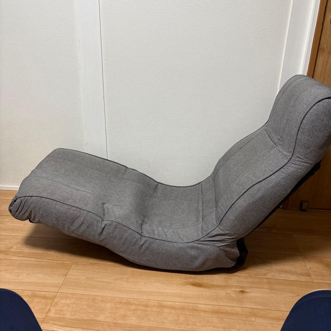 グレー ファブリックソファ目立った傷や汚れなし