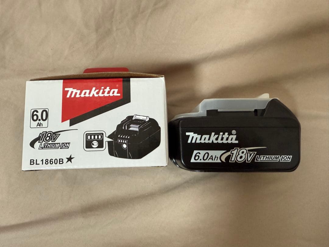 Makita 18V 6.0Ah リチウムイオンバッテリー BL1860B