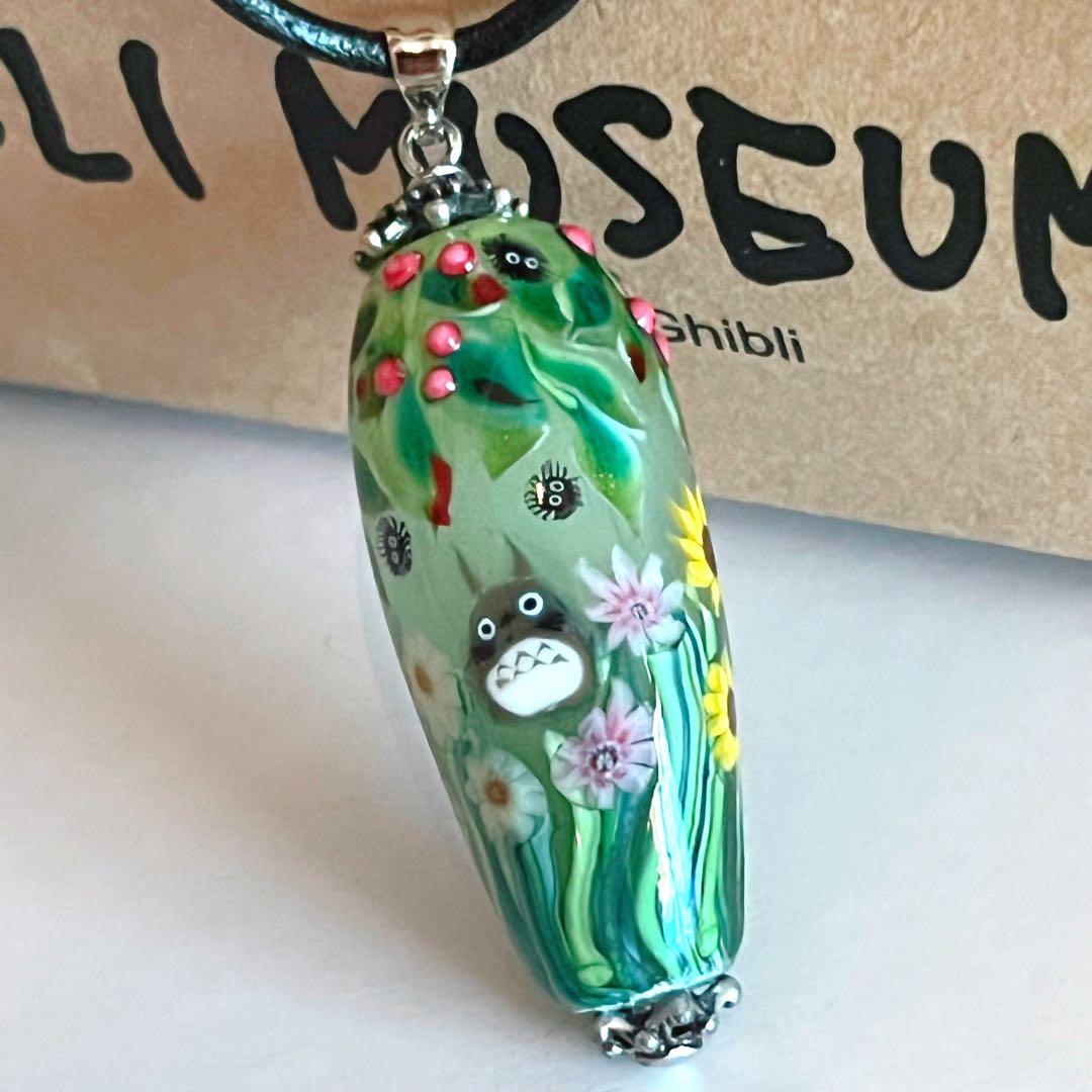 ジブリ美術館限定　オリジナル トトロ ネックレス(三つ葉) ジブリ美術館オリジナル ネックレス「トトロ ミントの葉」｜三鷹