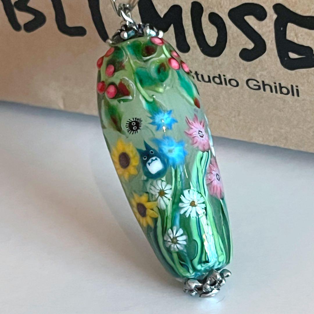 ジブリ美術館限定　オリジナル トトロ ネックレス(三つ葉) ジブリ美術館オリジナル ネックレス「トトロ ミントの葉」｜三鷹