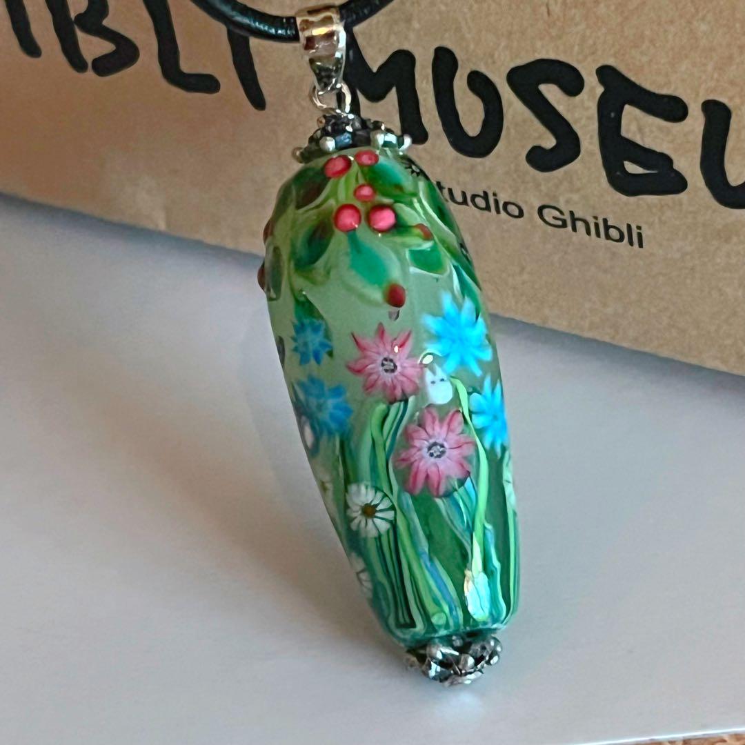 ジブリ美術館限定　オリジナル トトロ ネックレス(三つ葉) ジブリ美術館オリジナル ネックレス「トトロ ミントの葉」｜三鷹