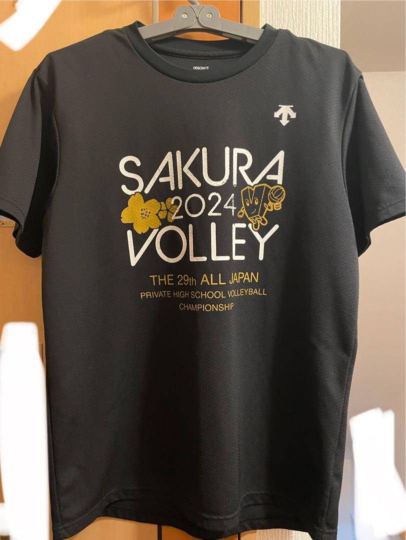 日本大学 バレーボールTシャツ 2XL 赤