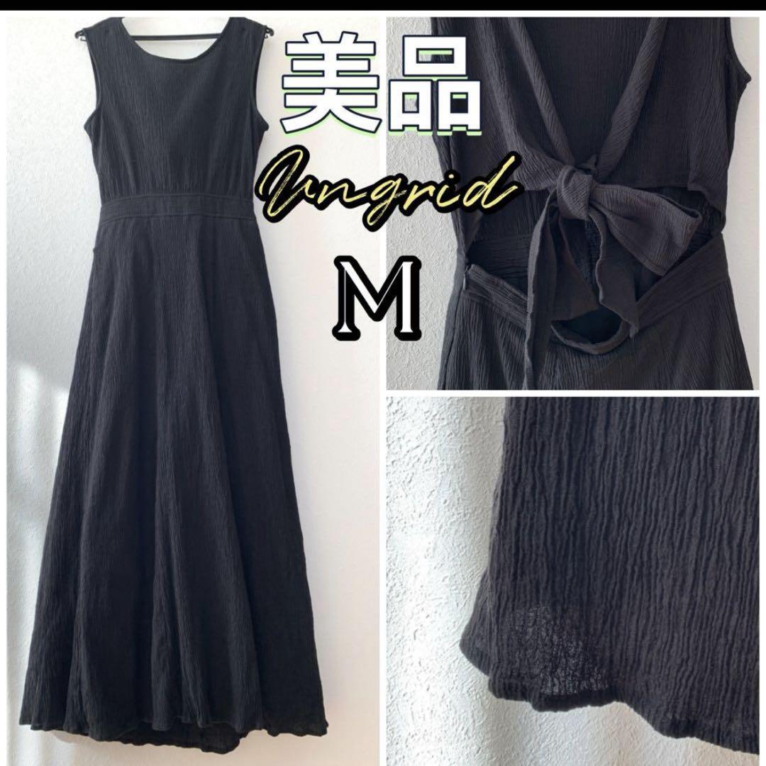 定価13,200円 アングリッド　バックデザインノースリーブ　ワンピース　M