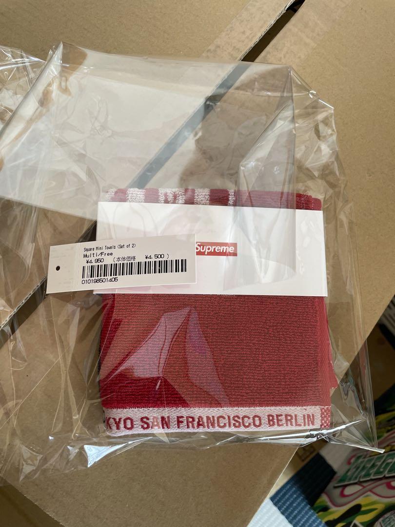 Supreme Square Mini Towels (Set Of 2) 新品