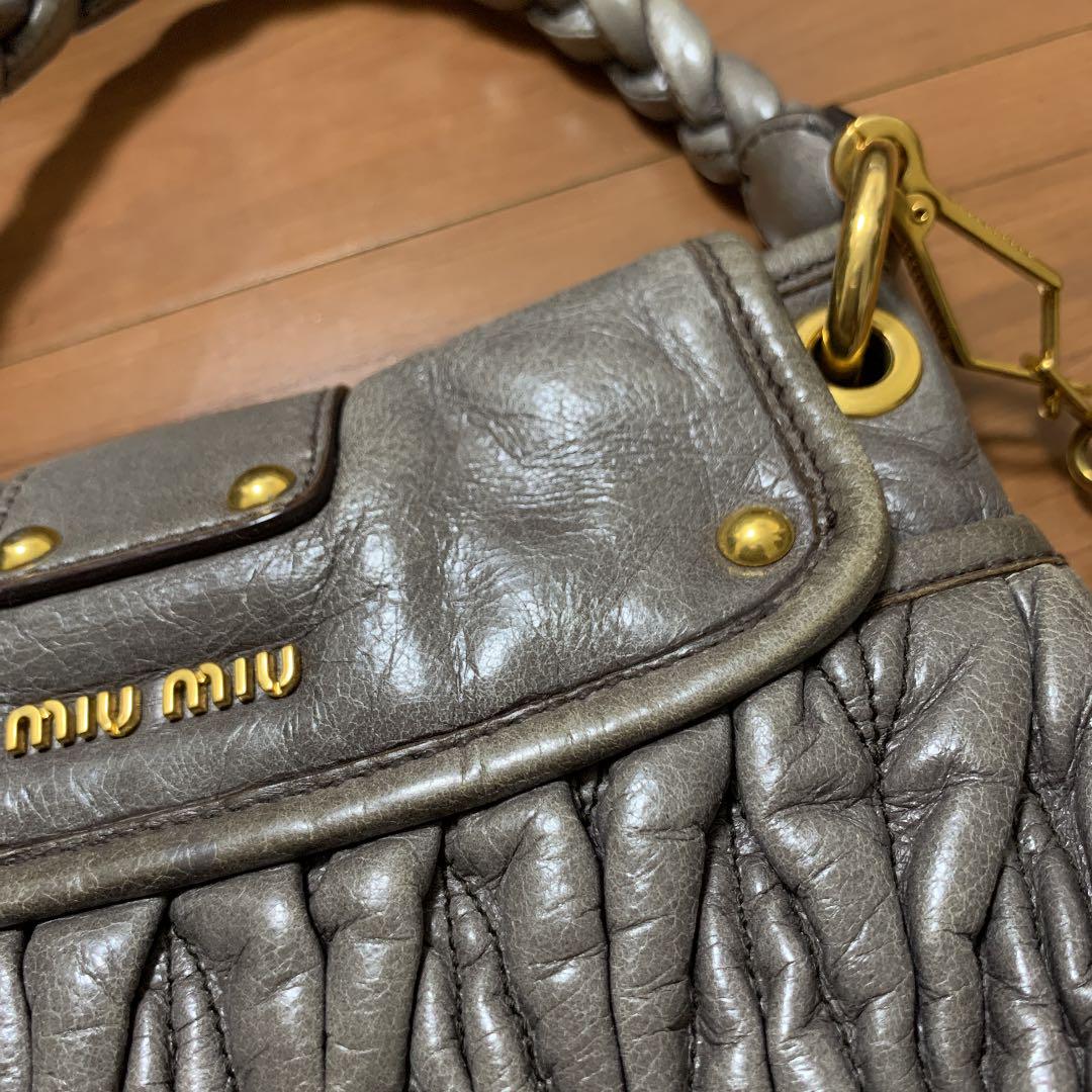 MIUMIU ショルダーバッグ xqmp4-m56562334363 定番正規品