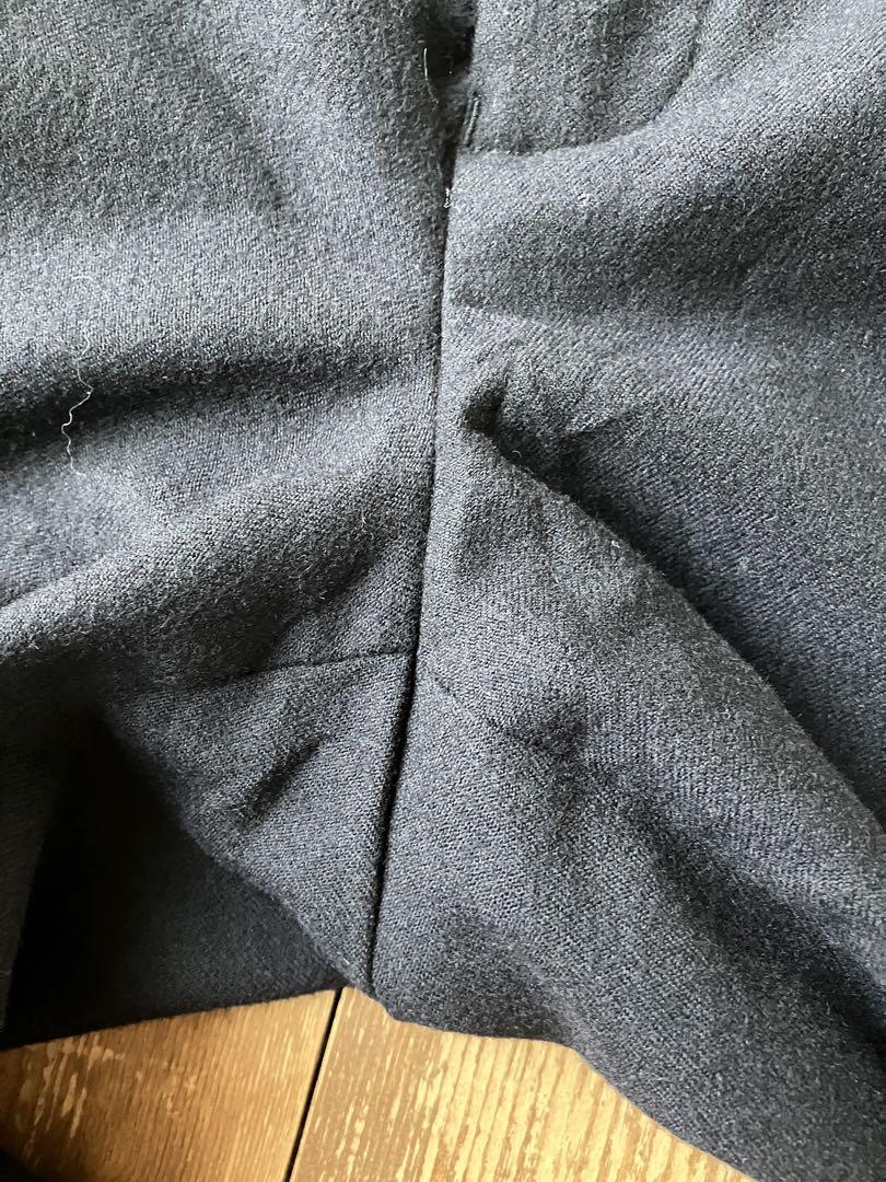 NigelCabourn ナイジェルケーボン ウールパンツ 紺 32 ワンタック