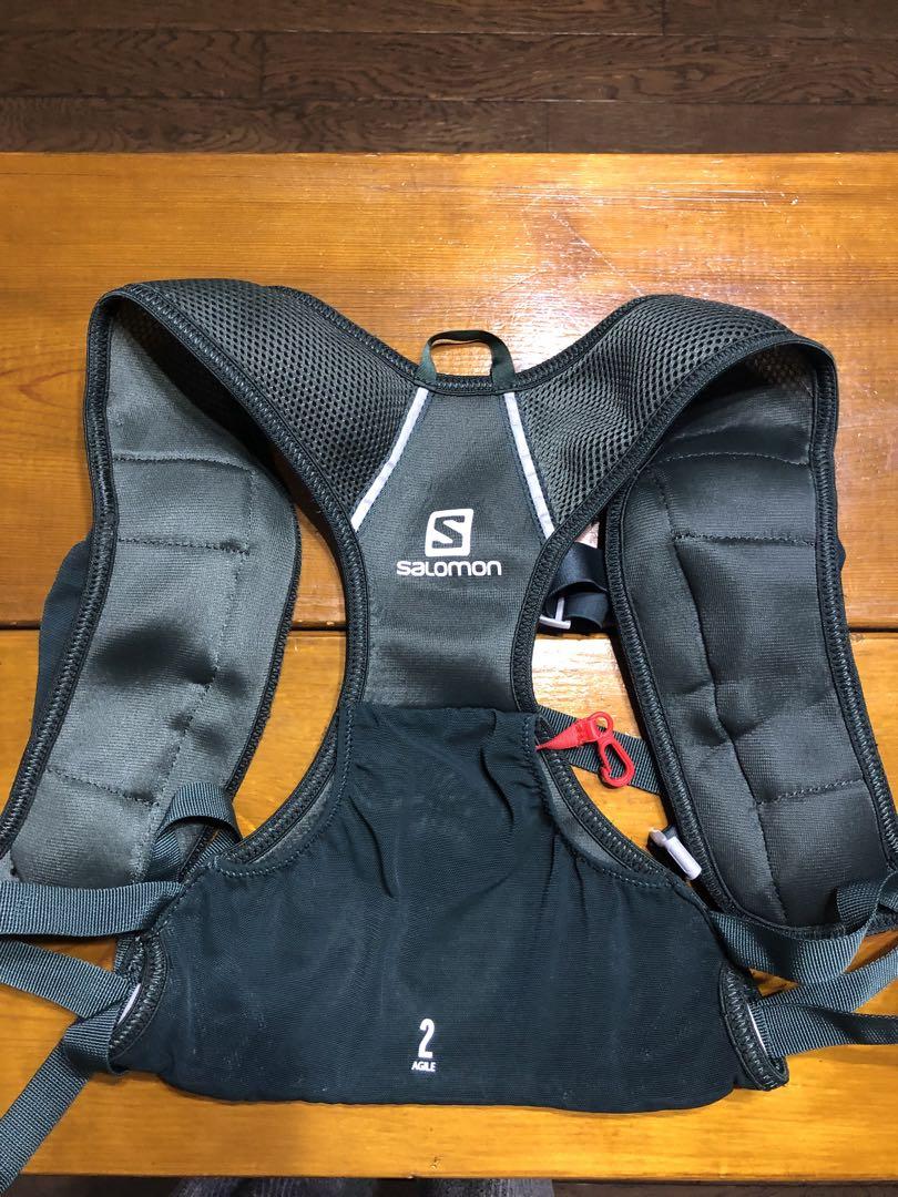 レビュー高評価商品 salomon サロモン ランニングベストフラスク付きs AGILE2 ウォーキング・ランニングウェア