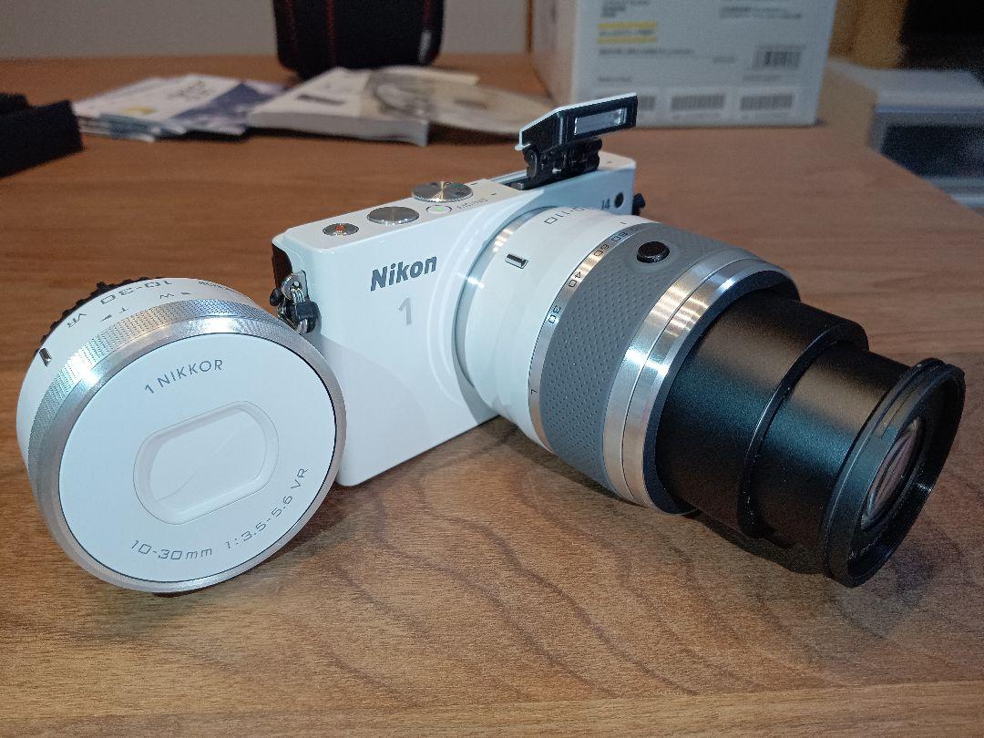 SDカード+レンズフィルタ付】Nikon 1 J4 Wズームキット 返金保証
