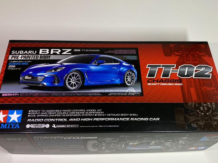 1/10 電動RCカー組立キット SUBARU BRZ(ZD8) (TT-02シャーシ