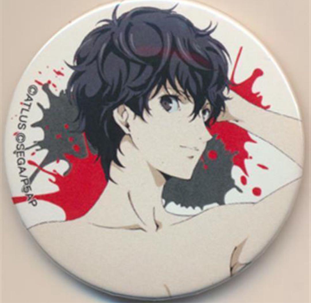 PERSONA5 the Animation 主人公 雨宮蓮 ペルソナ 缶バッジ ペルソナ5 主人公 雨宮 蓮 缶バッジ - emoemon64's shop - BOOTH