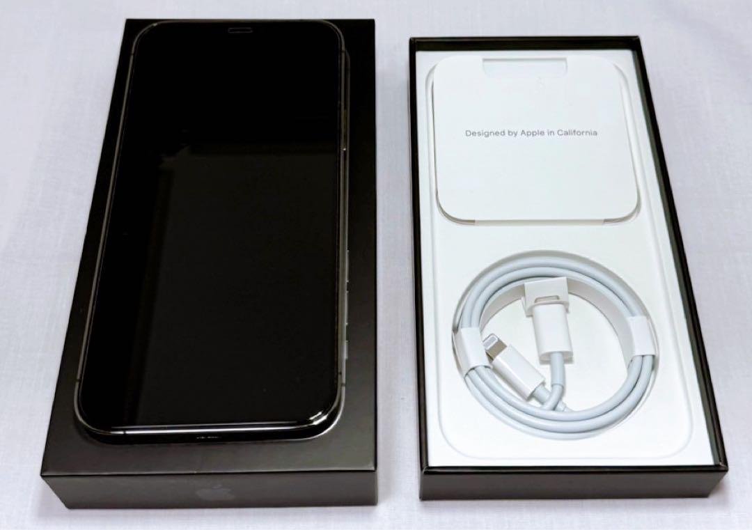 【中古美品】iPhone12 Pro 128GB グラファイト