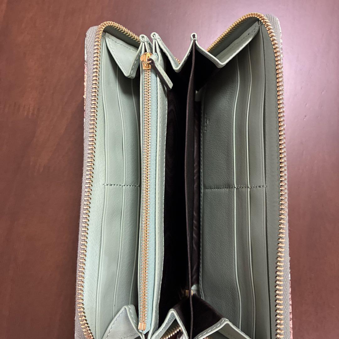 GUCCI グッチ財布　長財布　ヘビ柄 本革　レザー　マルチカラー