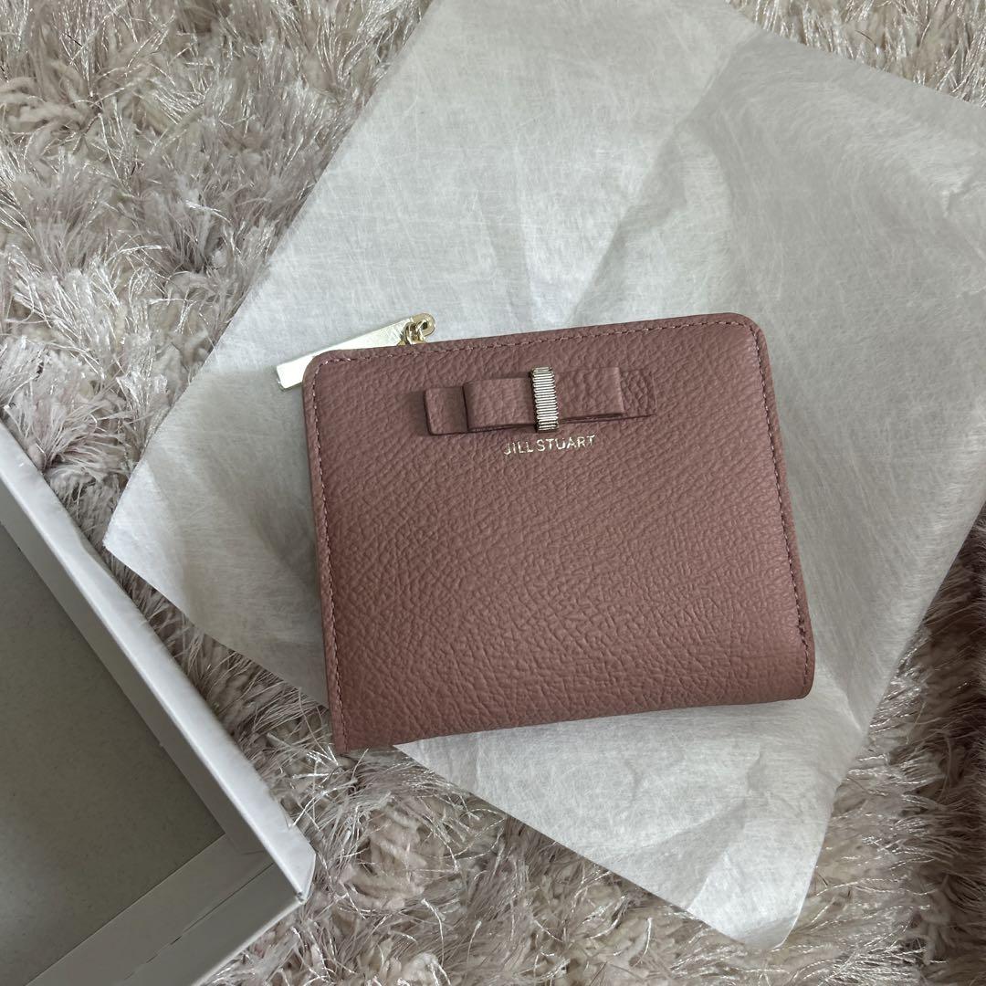 JILL STUART リボン付き二つ折り財布