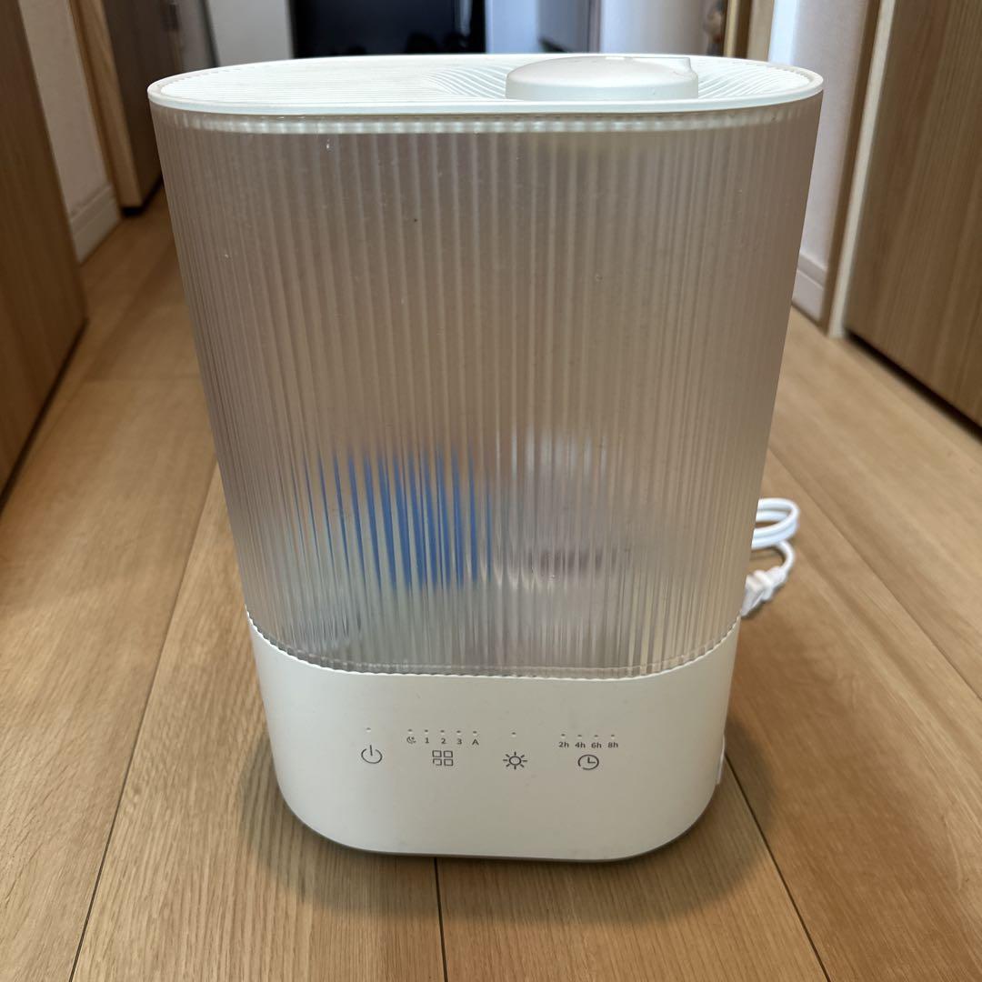 cado 置き型加湿器 ホワイト タッチパネル 加湿器 ホワイト タッチパネル - メルカリ