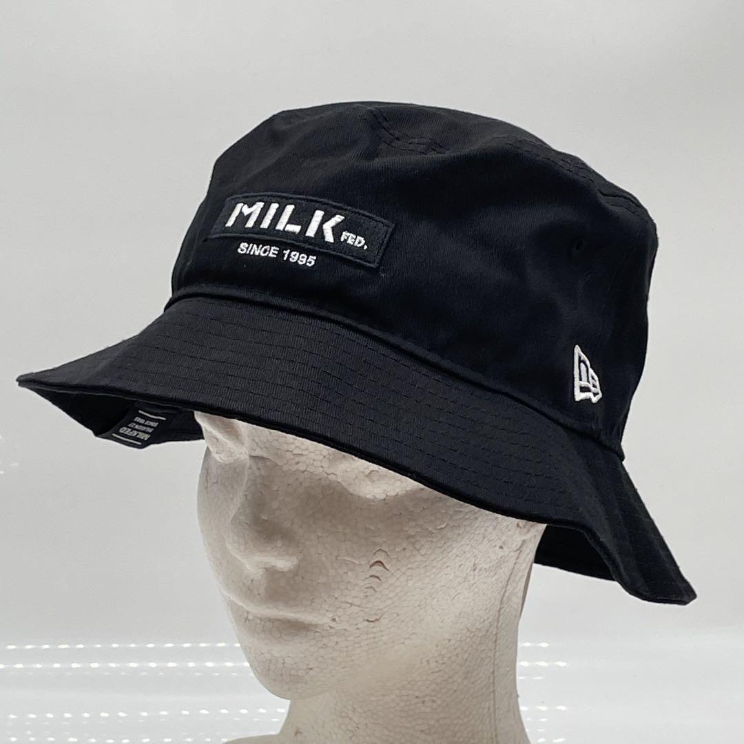 【楽天最安値に挑戦】 KO2647□NEWERA ×MILKFED ブラック バケハ バケットハット ミュージシャン