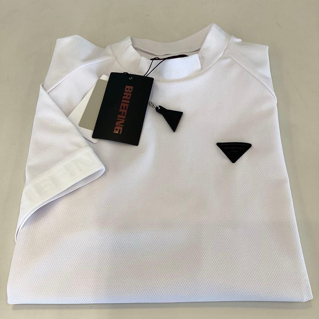 新品　BRIEFING LA LOGO RIB HIGHNECK RF