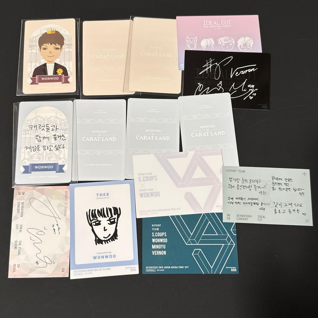 SEVENTEEN ウォヌ　トレカ(画像1、3枚目　計32枚)