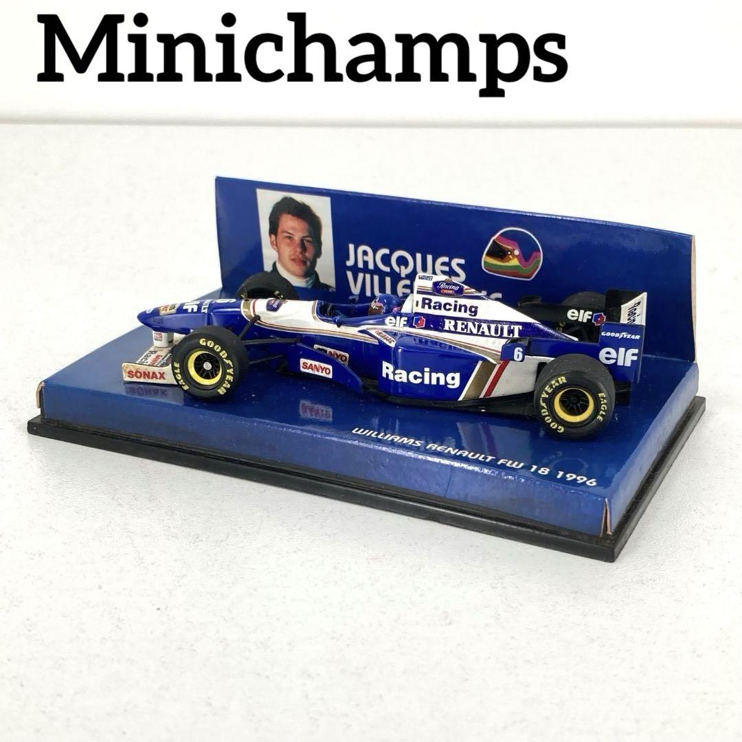 Minichamps ウィリアムズ ルノー　J.ヴィルヌーヴ　ミニカー　ブルー