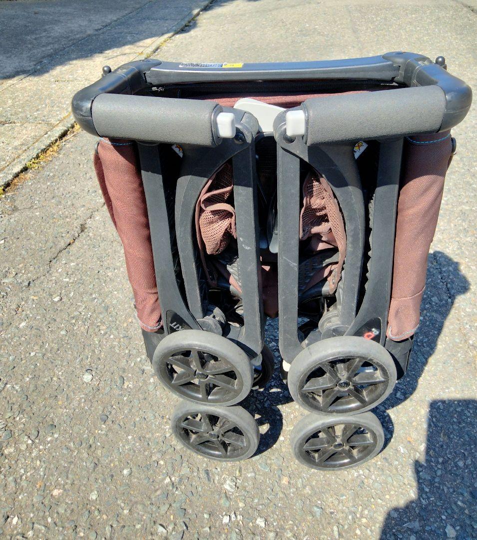 ポキット 世界最小 コンパクト ベビーカー ブラウン グッド