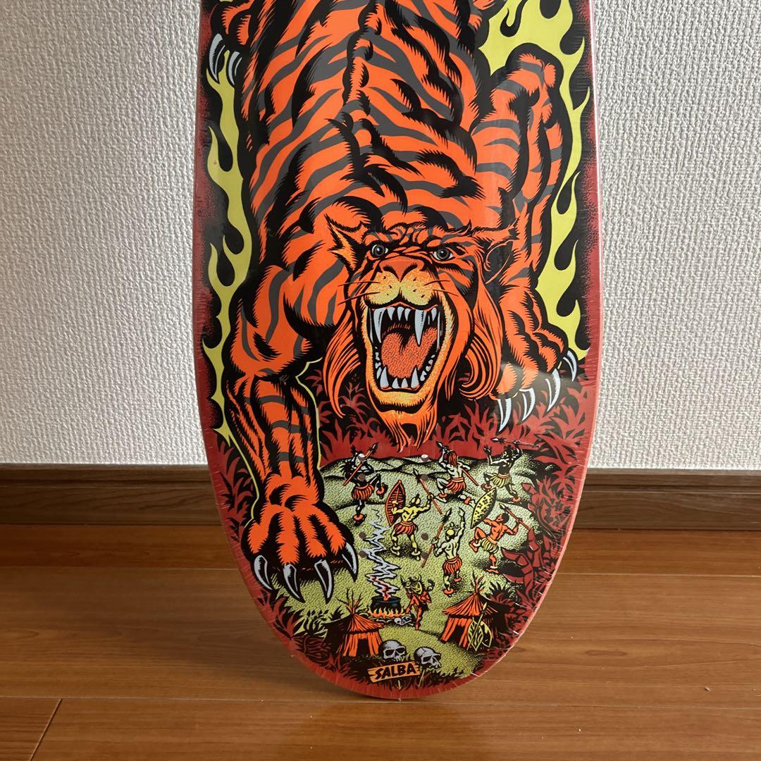 SANTA CRUZ Salba サルバタイガー スケートボード 80年代 復刻