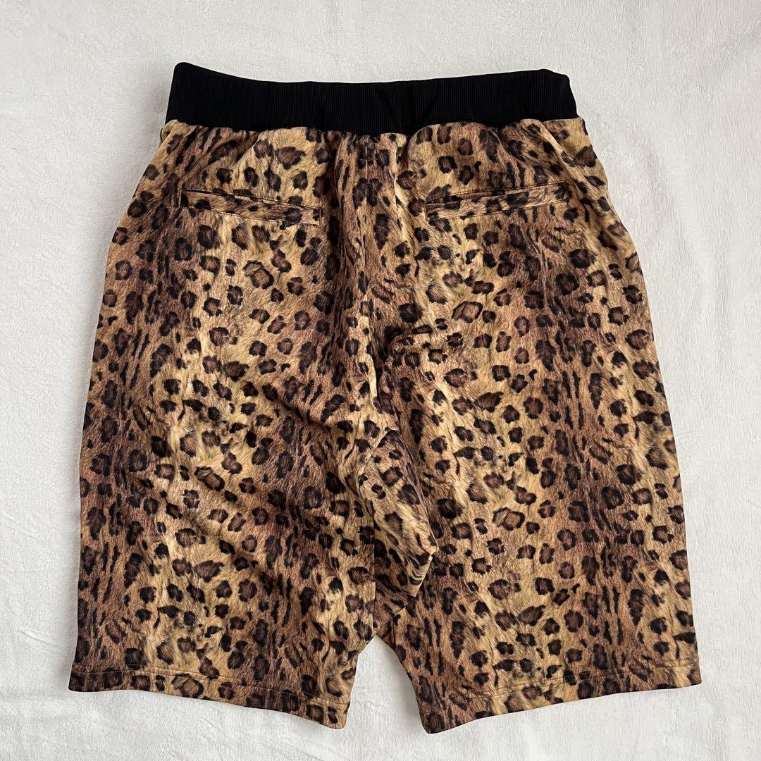美品 adidas アディダス ヒョウ柄 総柄 ショートパンツ ハーフパンツ