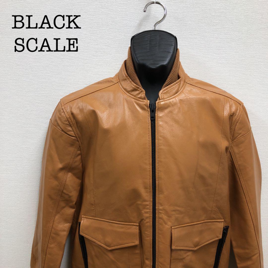 【未使用】BLACK SCALEレザーJKT サイズM