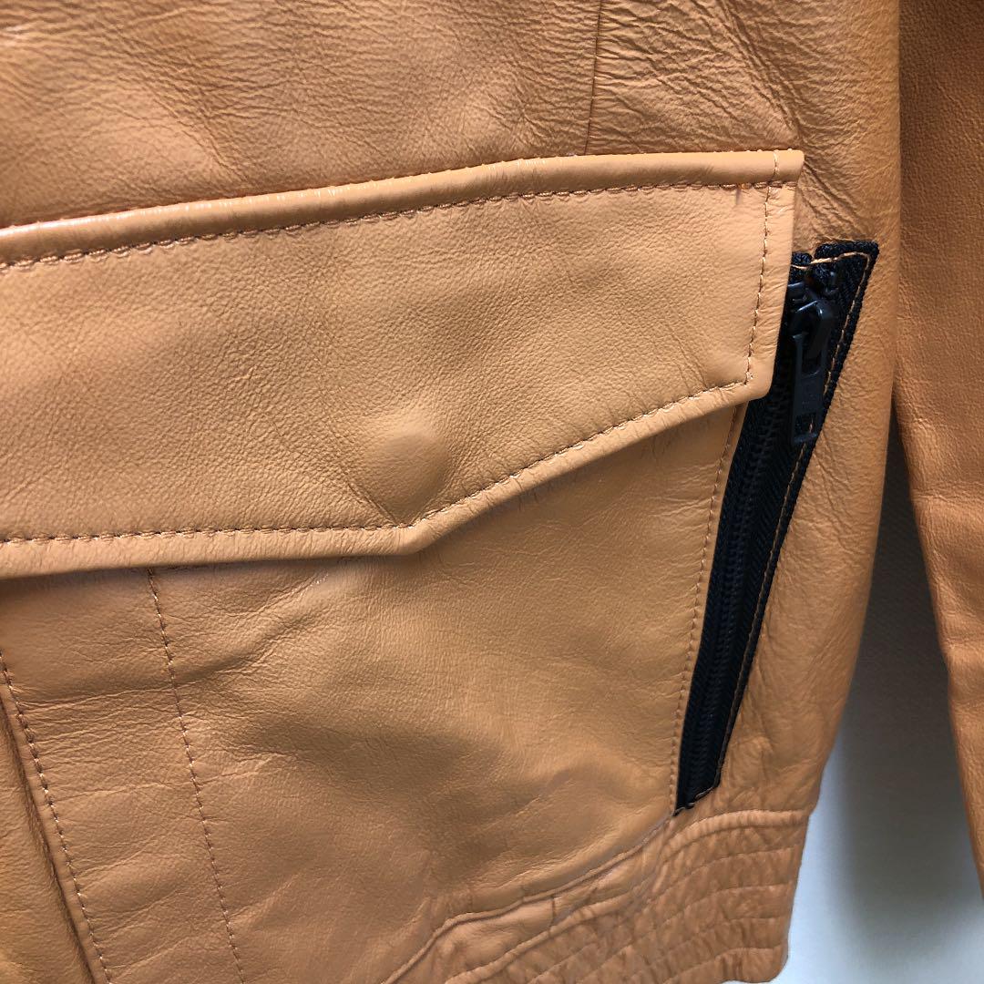 【未使用】BLACK SCALEレザーJKT サイズM