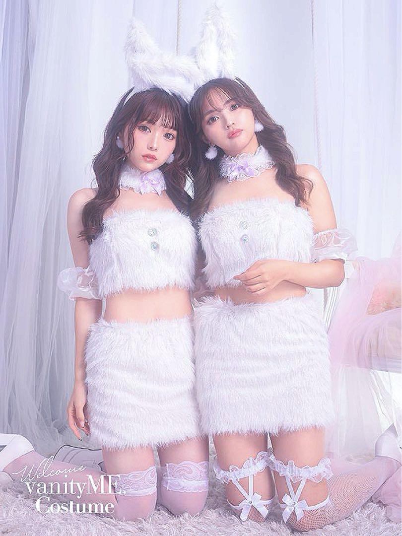 バニーコスプレ♡バニーサンタ ホワイト ハロウィン コスプレ バニー 画像1