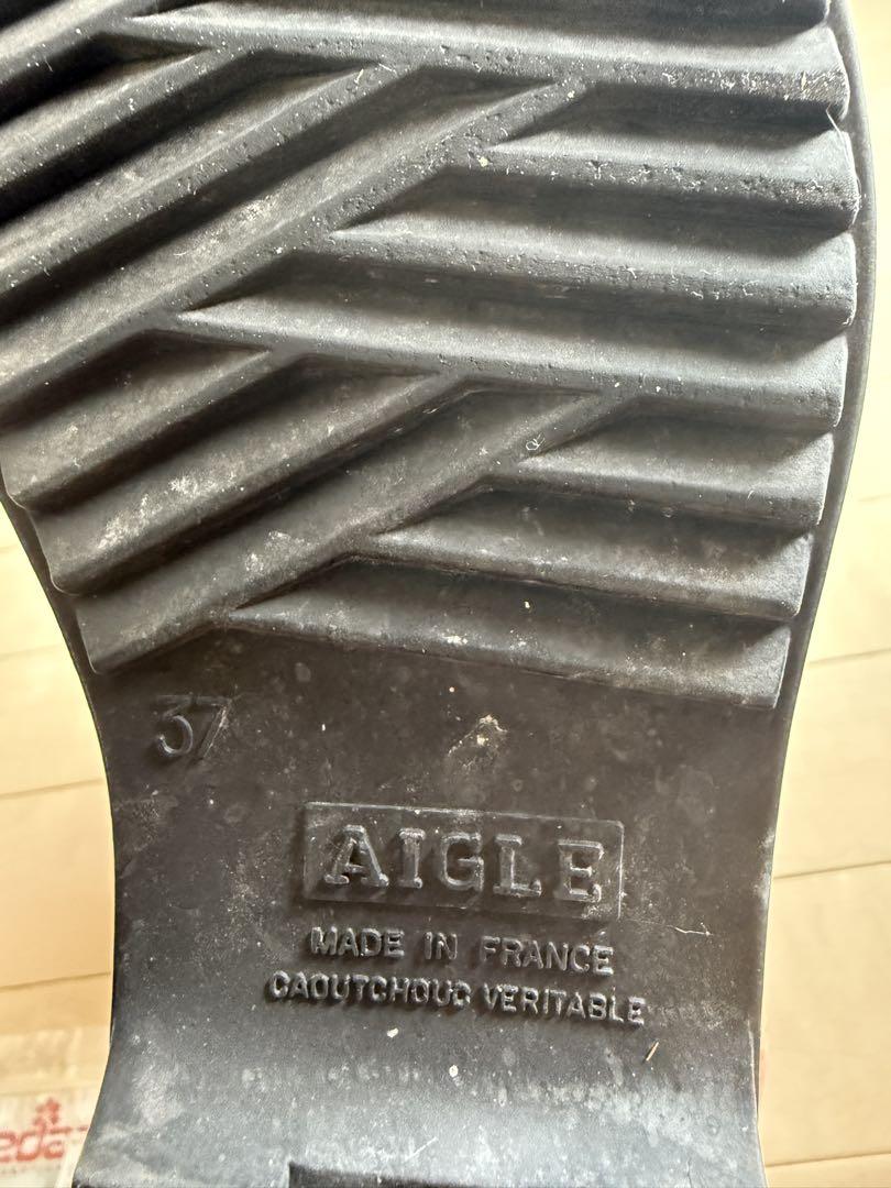 AIGLE ブラック 長靴 37サイズ（楽天市場】37 エーグル レイン
