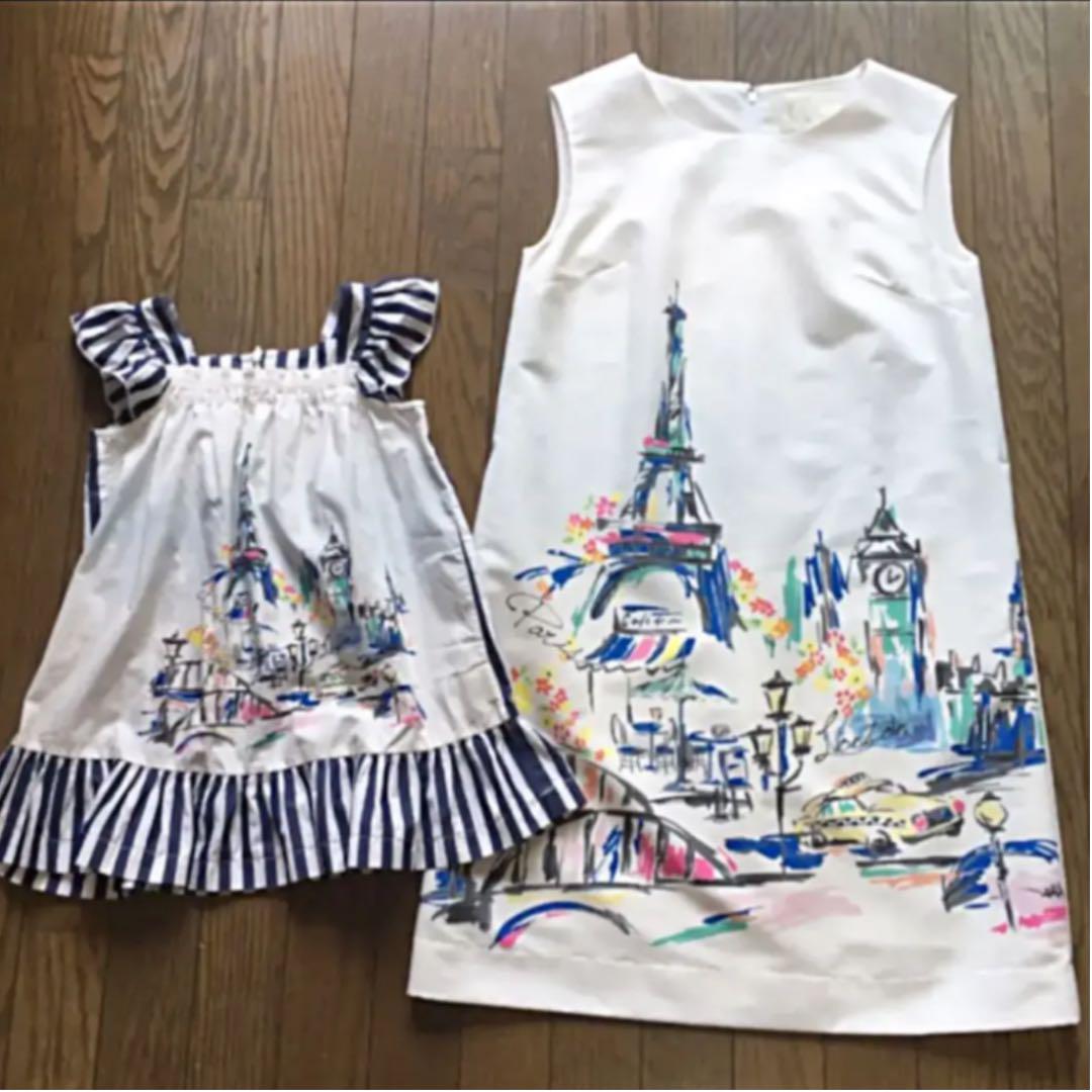 Chesty 花柄刺繍親子リンク 老舗子供服ブランド「ファミリア」とチェスティの親子リンク