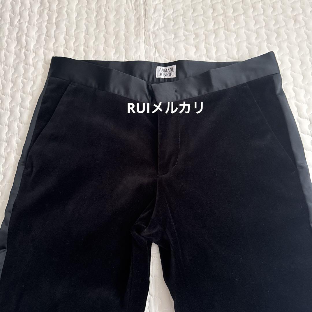 定価以下 ARMANI JUNIOR フォーマルスーツ セットアップ ベロア