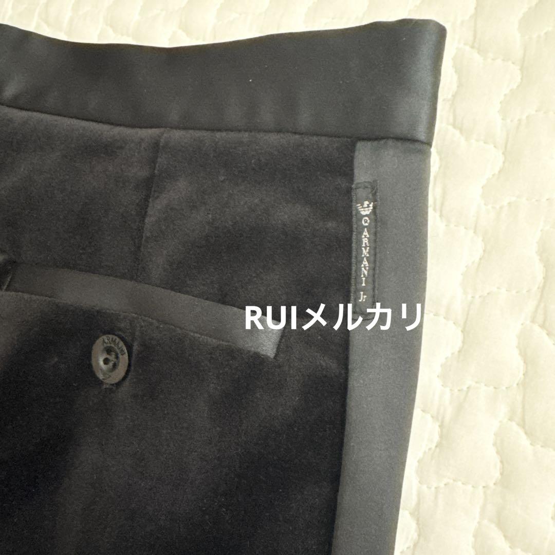 定価以下 ARMANI JUNIOR フォーマルスーツ セットアップ ベロア