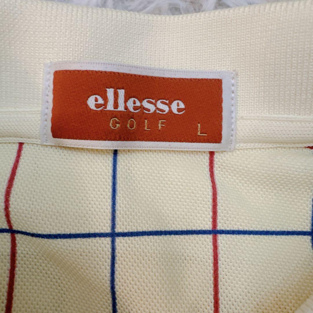 ellesse golf エレッセ ポロシャツ ゴルフ ウエア サイズL