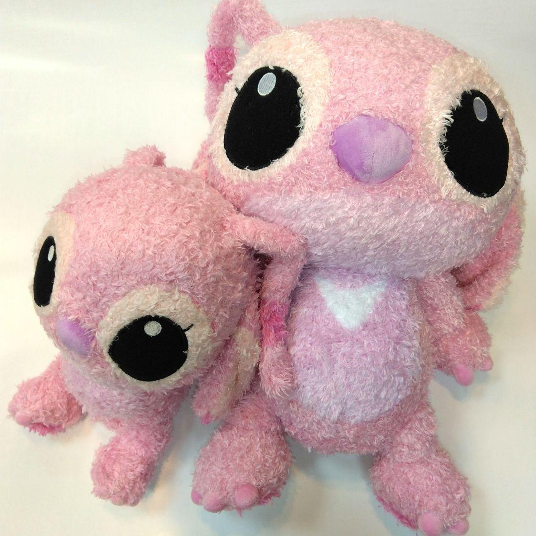 スティッチディズニーぬいぐるみ　エンジェル　サイズ S . M 　超美品　 レア