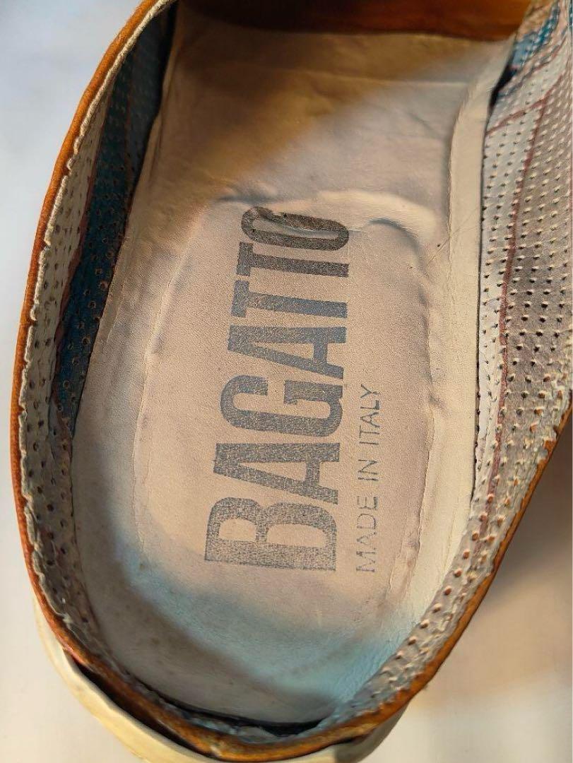 【美品】ＢＡＧＡＴＴＯ　高級レザーサンダル　カーフレザー＆パイソンレザー　正規品
