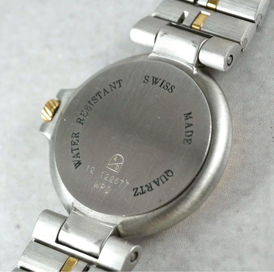 ダンヒル レディース腕時計 白文字盤 コンビカラー クォーツ 美品