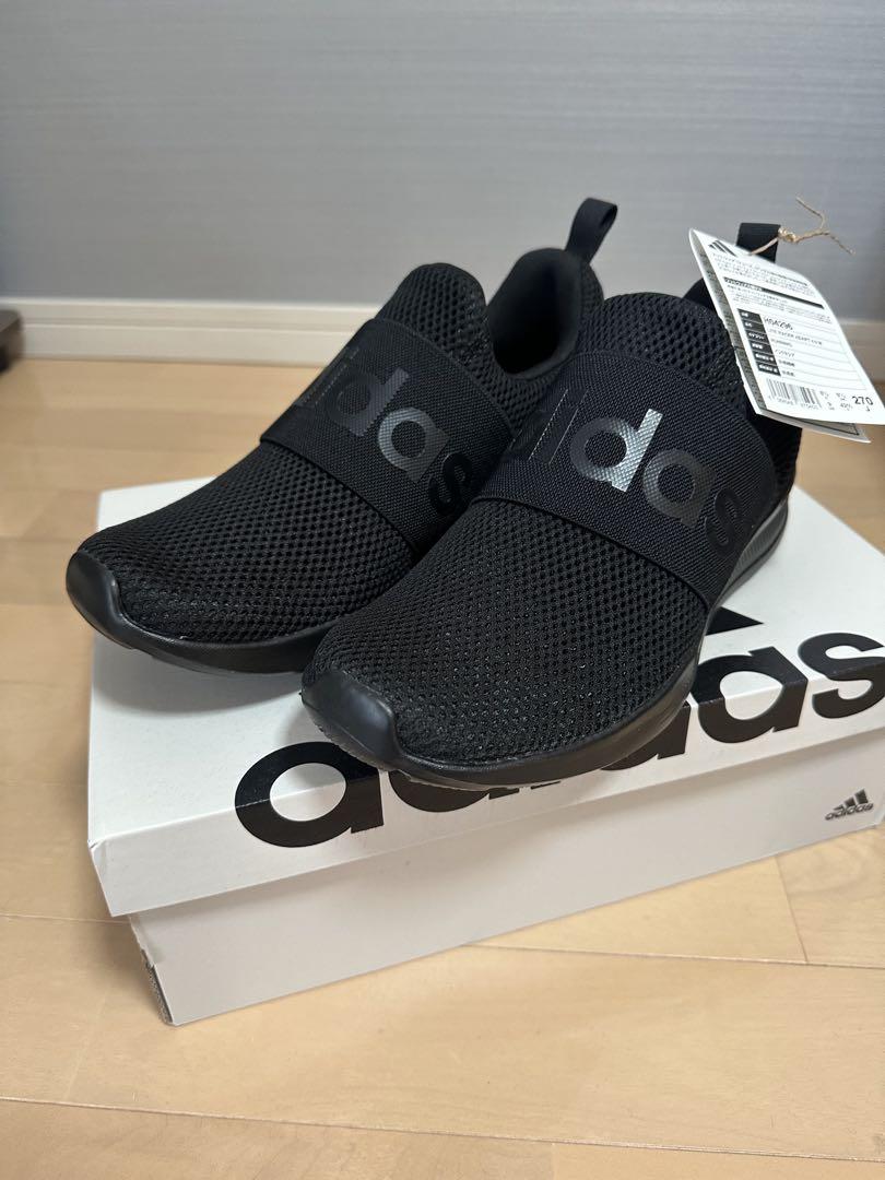 adidas ブラック スリッポン