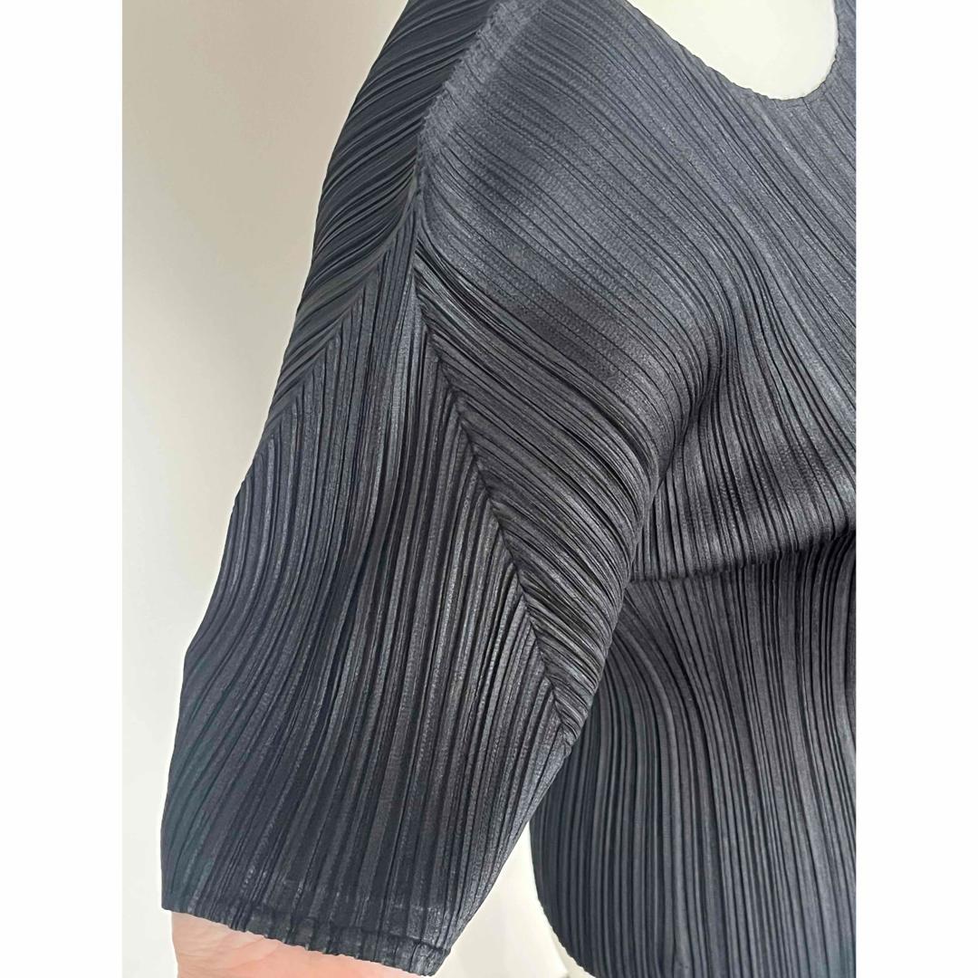 Issey Miyake pleats please プリーツプリーズトップス黒
