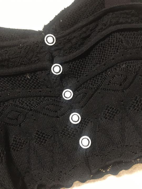 美品tanタン レースビスチェ黒ブラックベスト完売