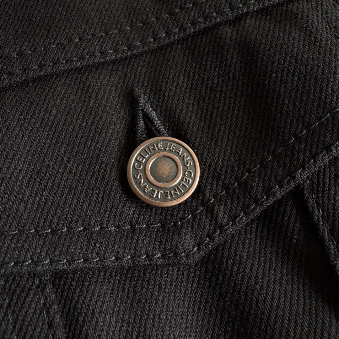 極美品 CELINE デニムトラッカージャケット ブラック S - メルカリ