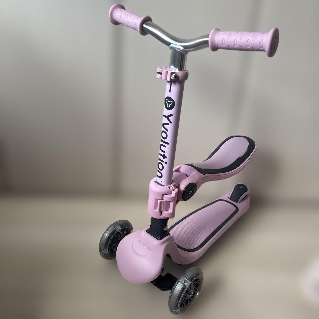 新品Yグライダー 2-IN-1 パステルピンク キッズスクーター キックボード Amazon.co.jp: Yグライダー 2-IN-1 パステルピンク キッズ