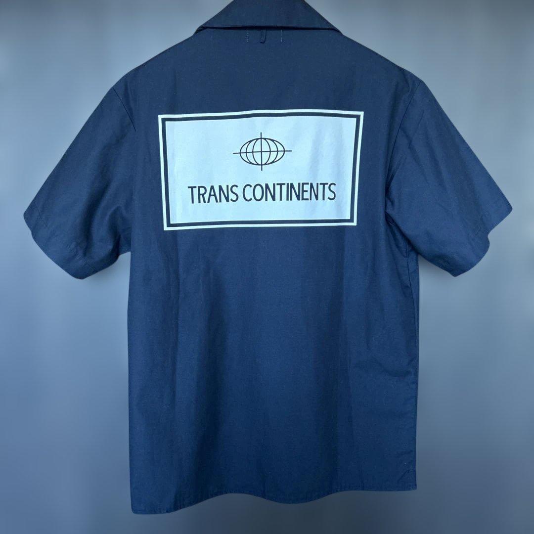 TRANS CONTINENTS × TOKYO BASE シャツ ネイビートップス